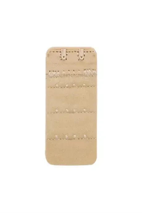 Women's Bra Extender Hook 2 Hook Clasp Nude Color 3-Pack - 4