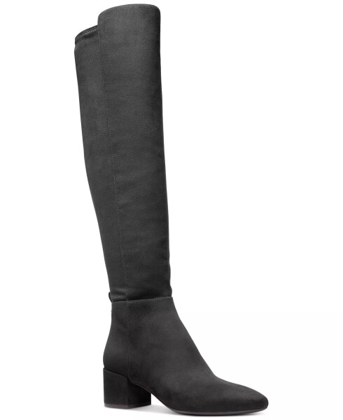 Women's Braden Knee High Block Heel Boots Black - 1