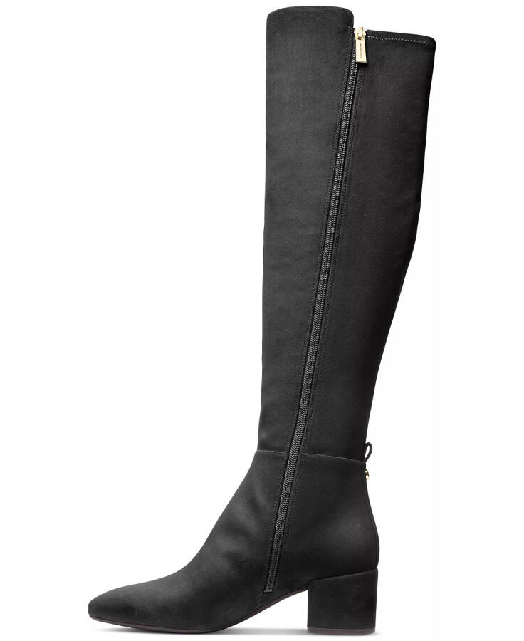 Women's Braden Knee High Block Heel Boots Black - 4