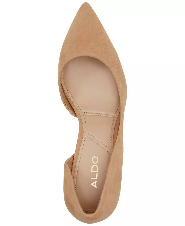 Women's Brandie Pointed-Toe d'Orsay Pumps Beige Leather - 4