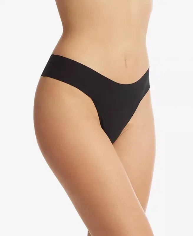 Women's Breathe Natural Thong 3 Pack Underwear, 6J1661B3PK - 2