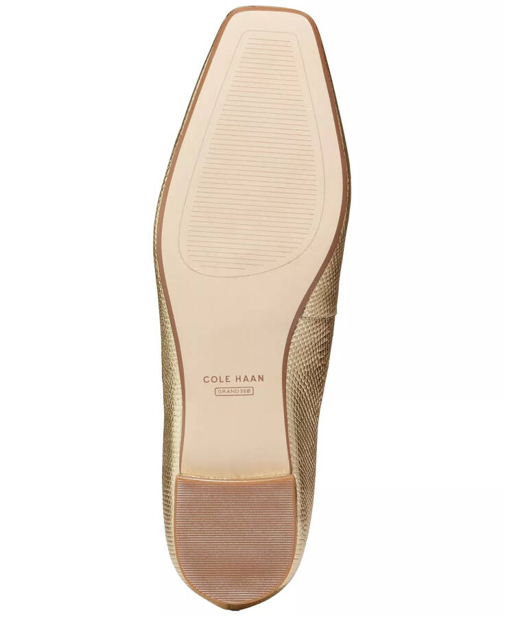 Women's Bridge Mary Jane Ballet Flats Gold Lizard - 5