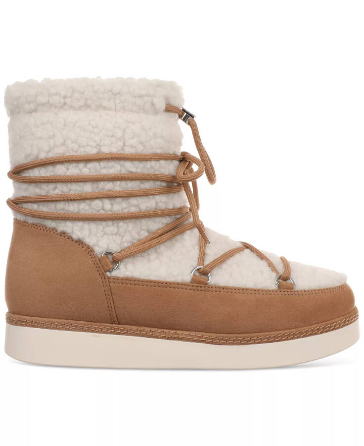 Women's Brooklynn Booties, Exclusively at Modazone Natural Sherpa - 2