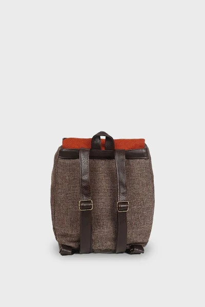 Women's Brown Backpack Ksırt04 - 7