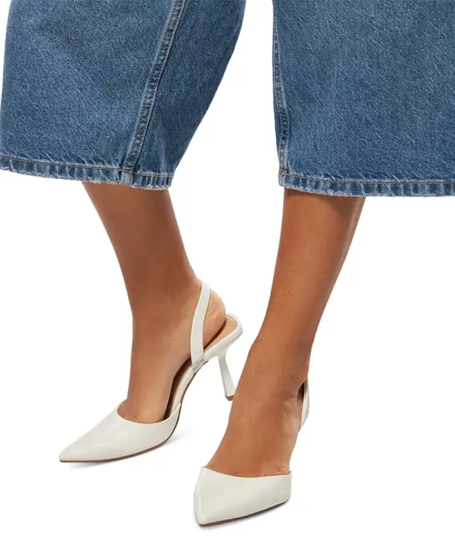 Women's Brusanti Two-Piece Pumps-White - 6