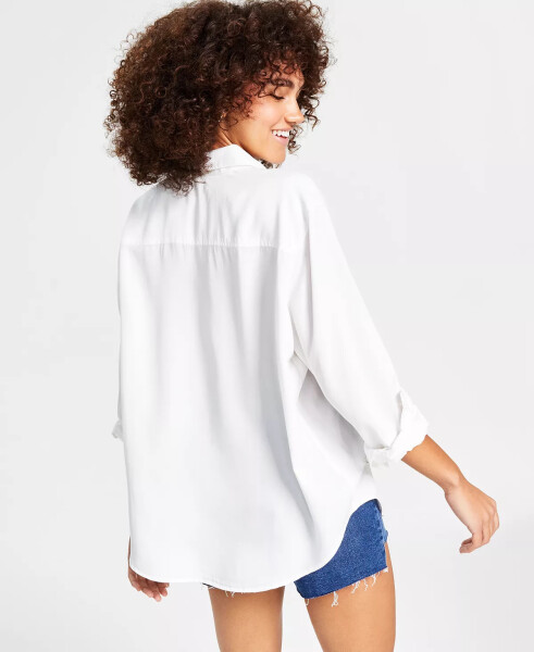 Women's Button-Front Top White - 2