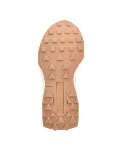 Women's Calebb Chunky Platform Fashion Sneakers - White/Brown Logo - 5