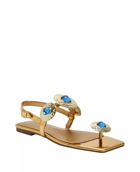 Women's Camie Stone Square Toe Sandals Gold - 25