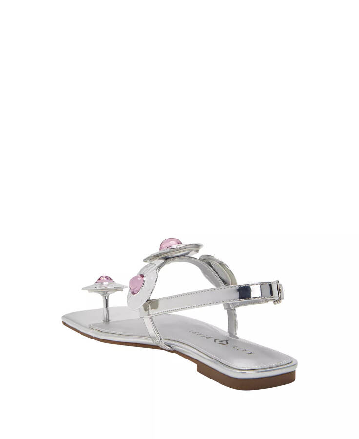 Women's Camie Stone Square Toe Sandals Silver - 3