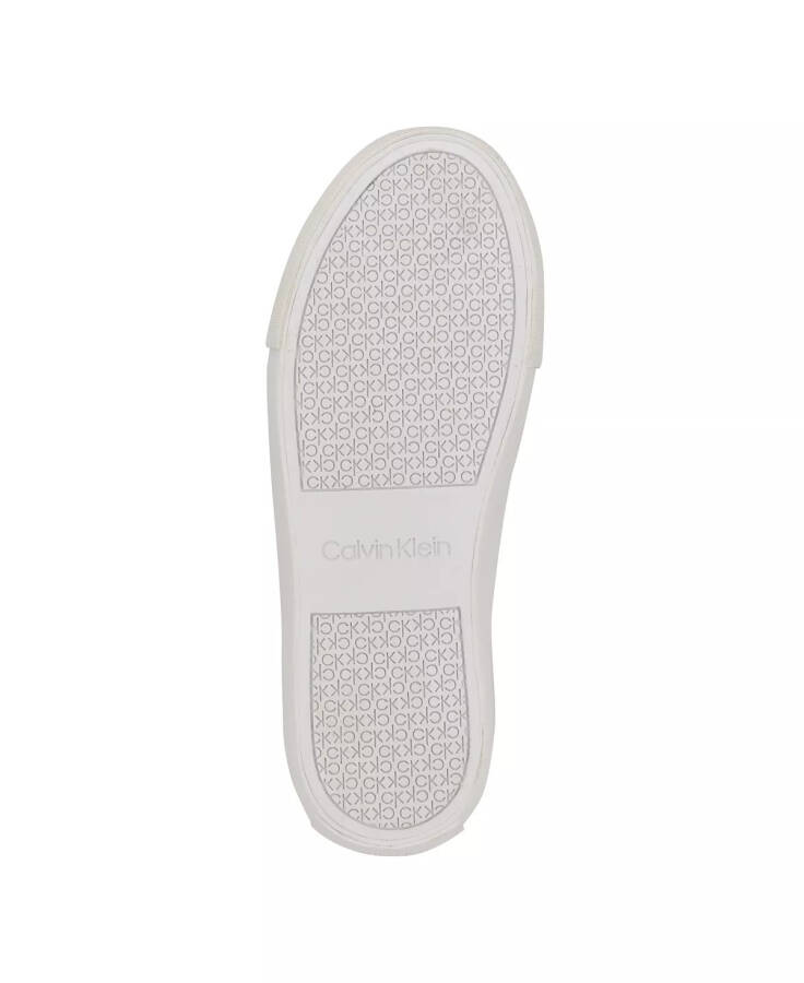 Women's Camzy Lace-Up Casual Sneakers-White - 5