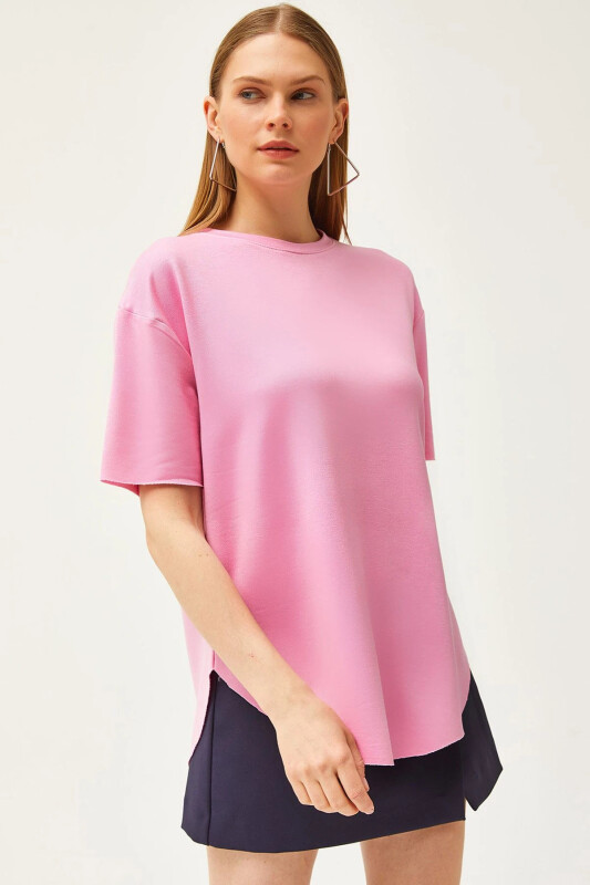 Women's Candy Pink Modal Buttoned Soft Touch Bottom - OLALOOK