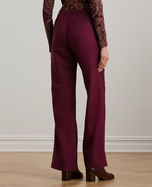 Women's Canvas Wide-Leg Pants Pinot Noir - 2