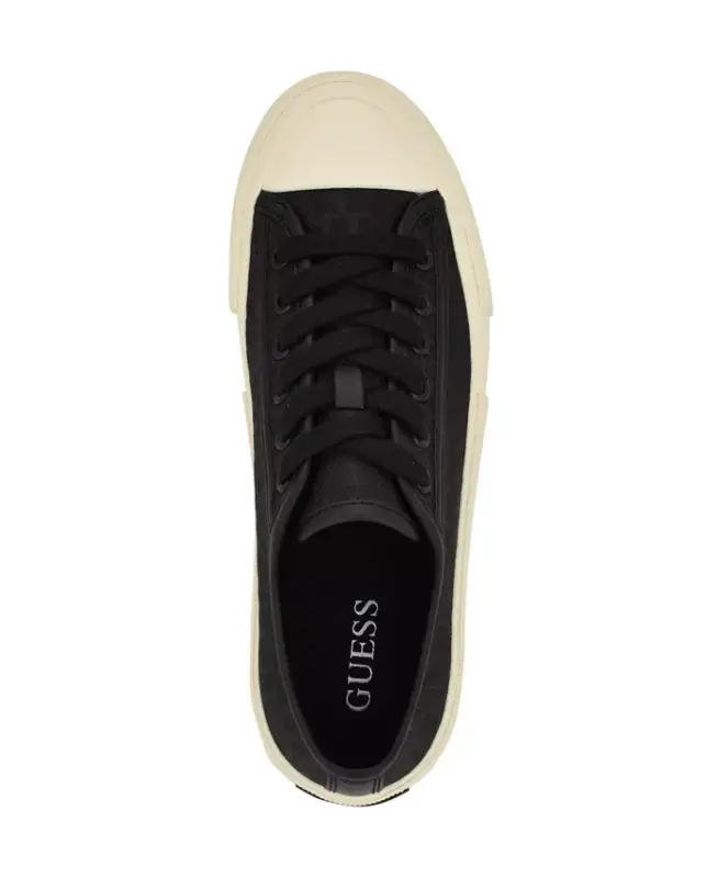 Women's Carey Jacquard Logo Low-Top Lace-Up Sneakers-Black Logo - 4