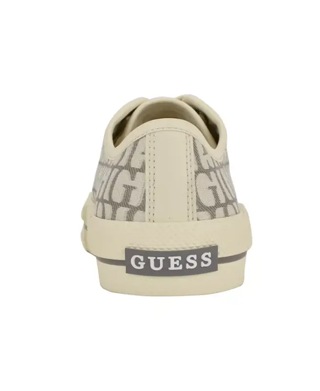 Women's Carey Jacquard Logo Low-Top Lace-Up Sneakers-Medium Gray Logo - 3