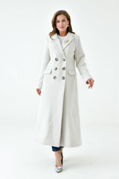 Women's Cashmere Coat Fishtail VLN712401 - 2