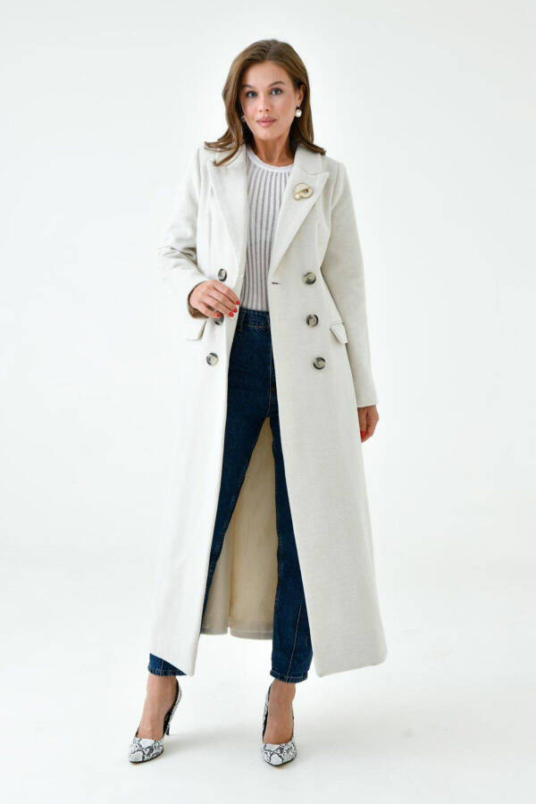 Women's Cashmere Coat Fishtail VLN712401 - 5