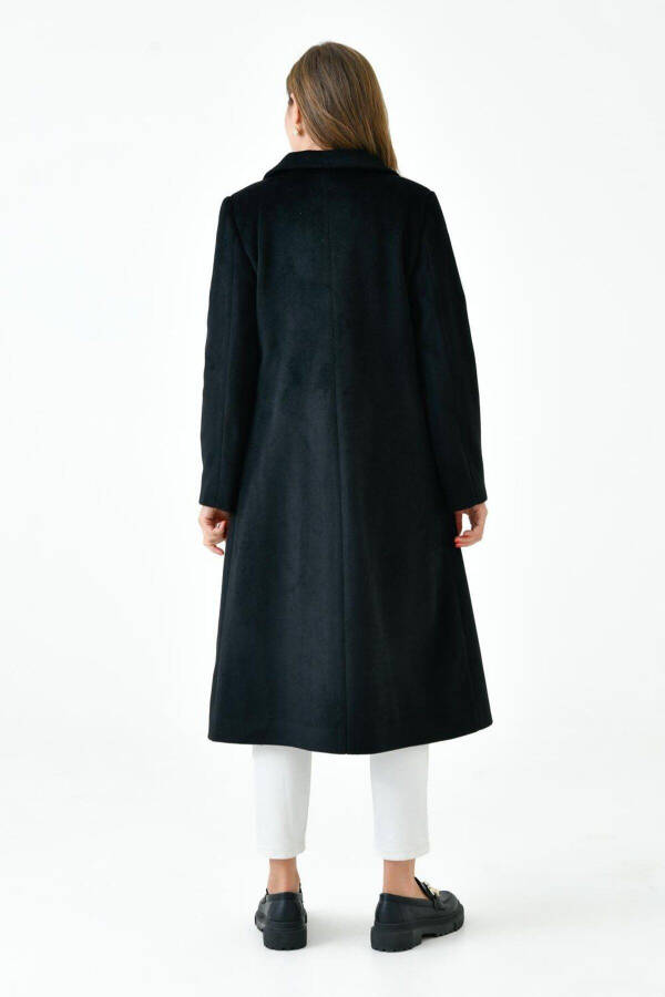 Women's Cashmere Coat with Collar VLN713001 - 5