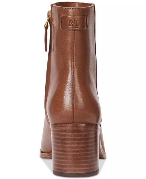 Women's Cassie Booties Deep Saddle Tan - 3