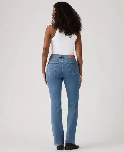 Women's Casual Classic Mid Rise Bootcut Jeans - Camp Denim - 5