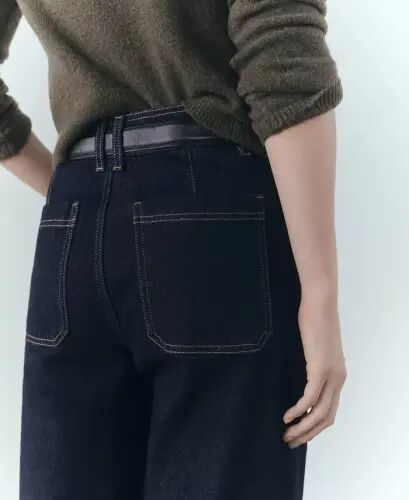 Women's Catherin Culotte High-Rise Jeans - Open Blue - 8