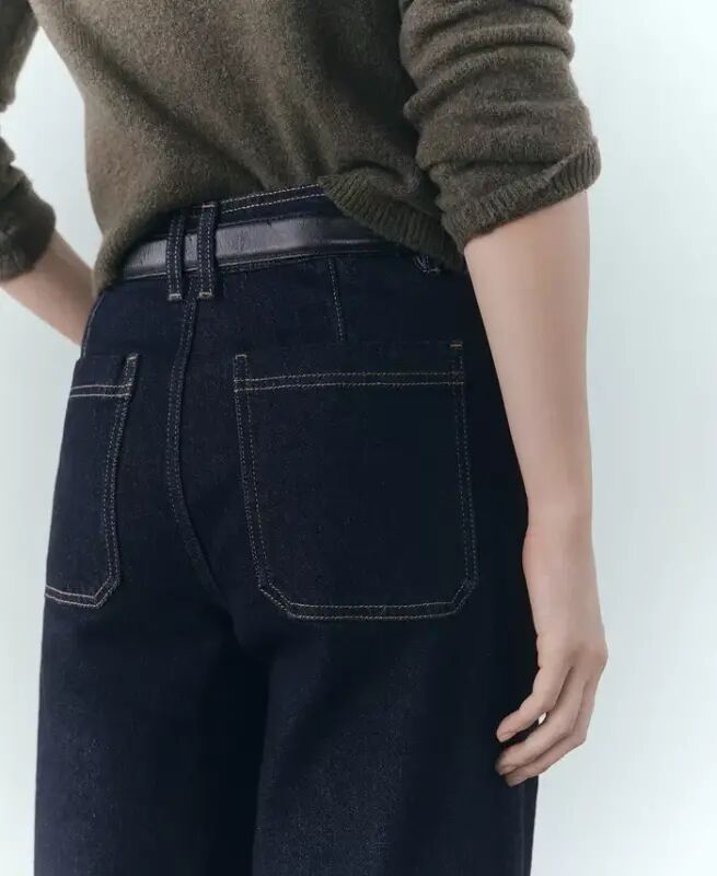 Women's Catherin Culotte High-Rise Jeans - Open Blue - 8