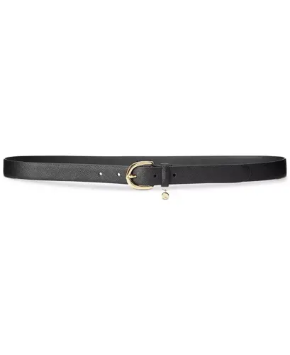 Women's Charm Crosshatch Leather Belt - 1