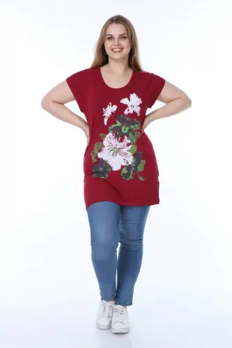 Women's Cherry Blossom Tunic 70031 - BÜYÜKBEDENIZ (1)