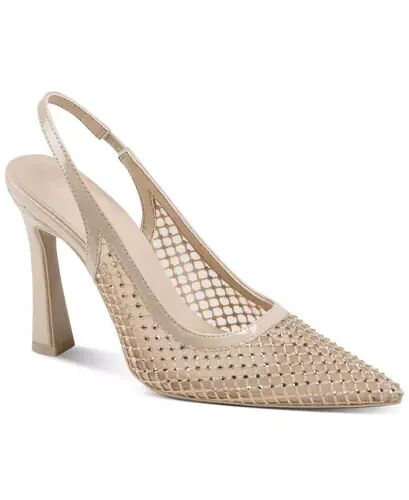 Women's Cinette Slingback Pointed Toe Pumps - Cappucino - 1