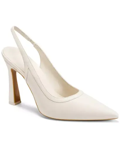 Women's Cinette Slingback Pointed Toe Pumps - Coconut - 1