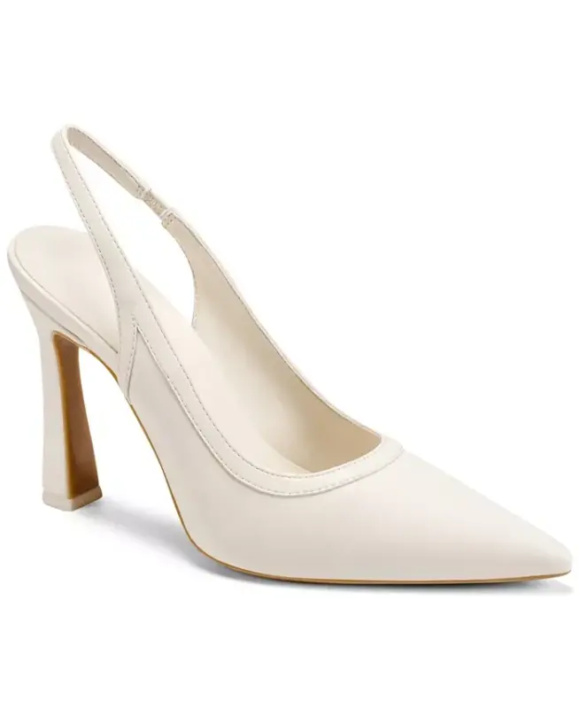 Women's Cinette Slingback Pointed Toe Pumps - Coconut - DKNY