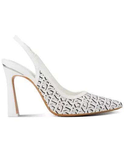 Women's Cinette Slingback Pointed Toe Pumps - MarsModazoneallow/Black Logo - DKNY (1)