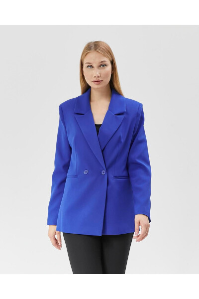 Women's Classic Blazer Vintage Jacket SAKS - 4