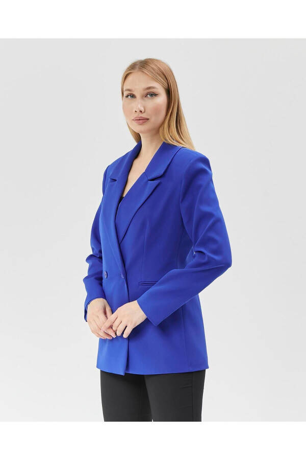 Women's Classic Blazer Vintage Jacket SAKS - 6