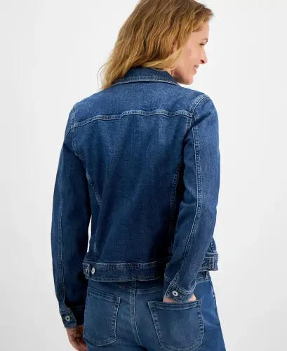 Women's Classic Denim Jacket, Created for Modazone - 2