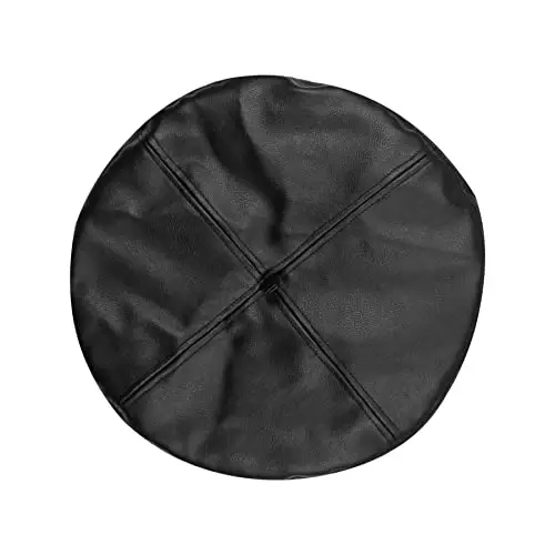 Women's Classic PU Leather French Beret Hat Retro Beanie Hat Artist Beret Cap Adjustable Painter Pumpkin Cap - 4