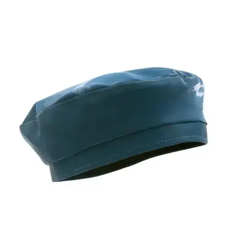 Women's Classic PU Leather French Beret Hat Retro Beanie Hat Artist Beret Cap Adjustable Painter Pumpkin Cap - 2