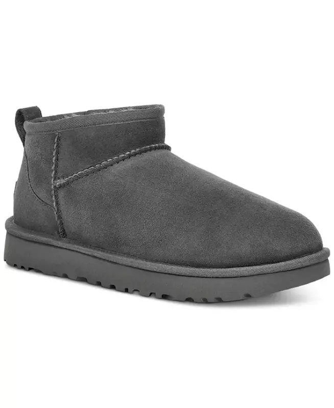 Women's Classic Ultra Mini Pull-On Booties - Gray - 1