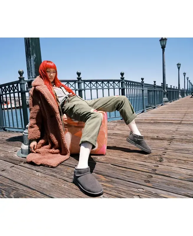 Women's Classic Ultra Mini Booties - Gray - 6