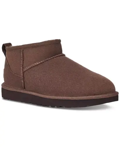 Women's Classic Ultra Mini Pull-On Booties - Burnt Cedar 