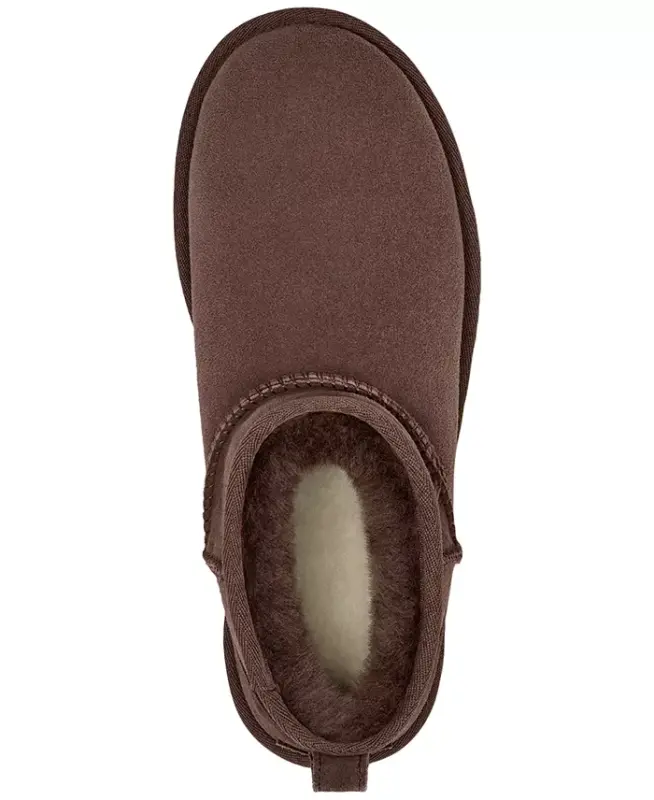 Women's Classic Ultra Mini Pull-On Booties - Burnt Cedar - 4