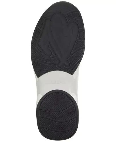Women's Clea Lace-Up Platform Sneakers-White/Black Multi - 5