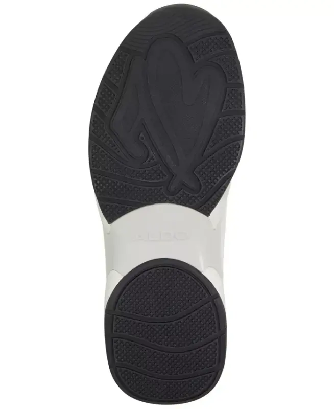 Women's Clea Lace-Up Platform Sneakers-White/Black Multi - 5