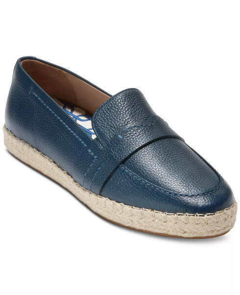 Women's Cloudfeel Montauk Espadrille Loafers Blue Wing Teal - 1