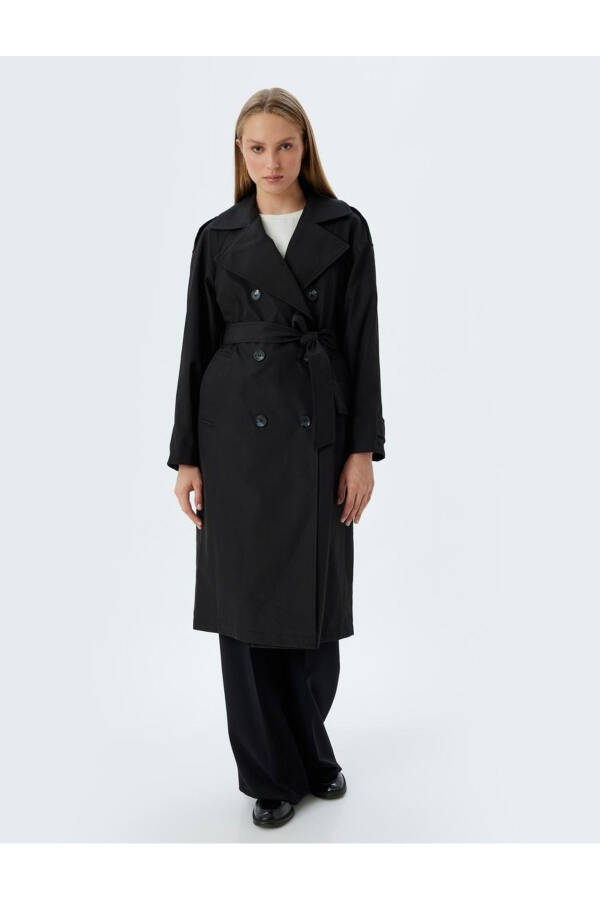 Women's Coat&Trenchcoat 5wak00228ew Black - 1