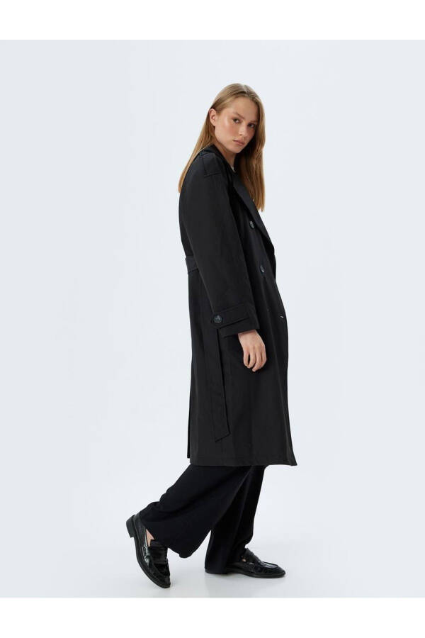 Women's Coat&Trenchcoat 5wak00228ew Black - 3