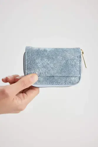 Women's Coin Purse-Jean Melange - DEFACTO (1)