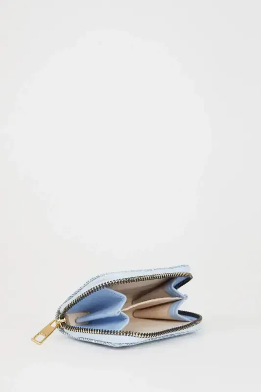 Women's Coin Purse-Jean Melange - 3