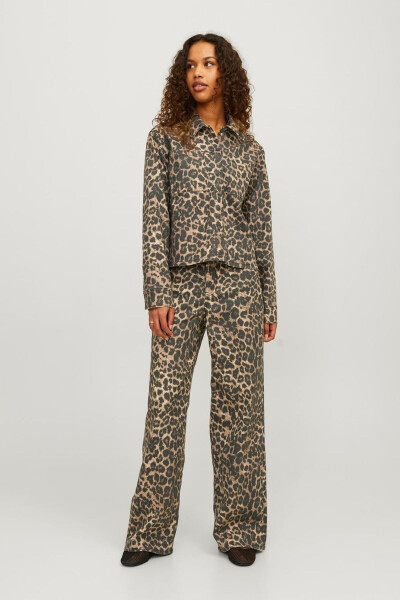 Women's comfortable leopard print pants - Sarah - 7