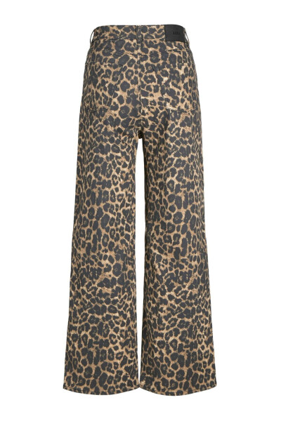 Women's comfortable leopard print pants - Sarah - 8