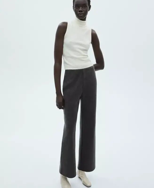 Women's Corduroy Straight Pants - 4